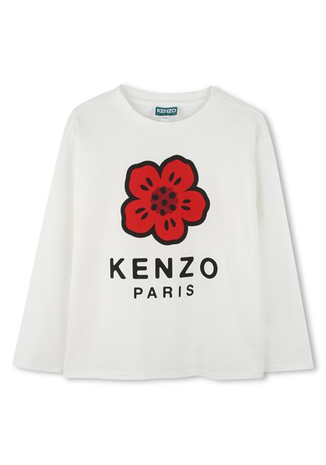 T-shirt con stampa KENZO KIDS | K61482117